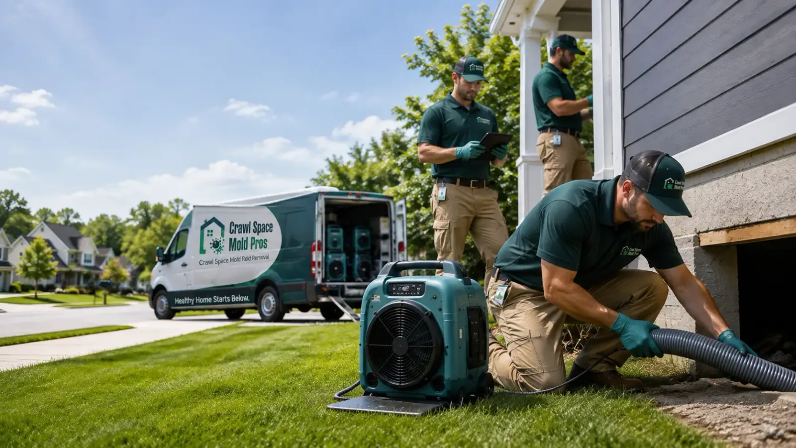 Crawl Space Mold Removal in Gilbert, SC